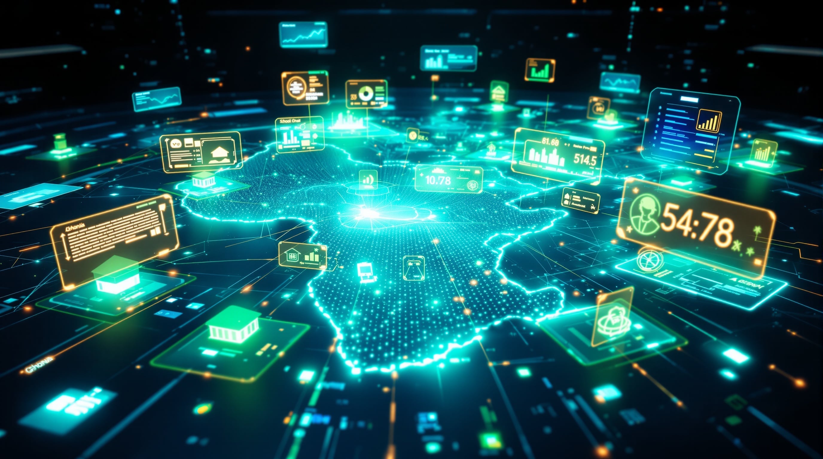 Cross-school AI analytics network